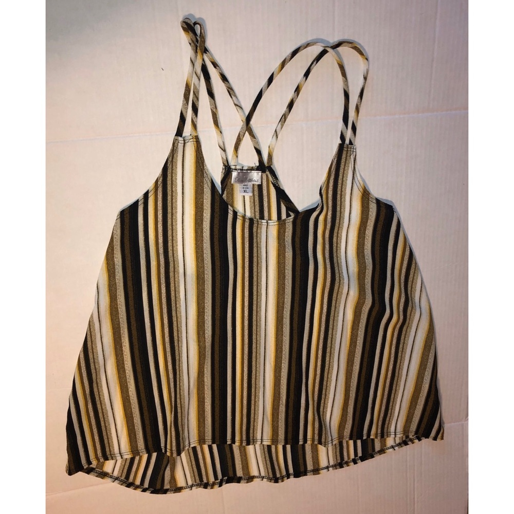 Spaghetti strap crop top tank size XL